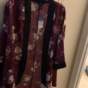 Plus size one size kimono